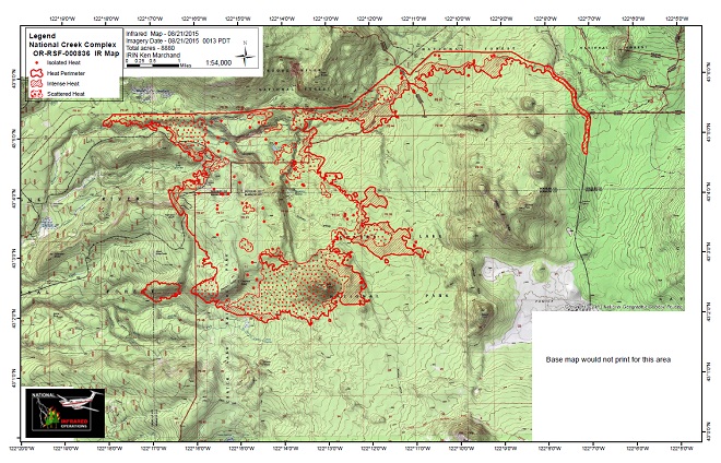 Crescent Fire increases 804 acres