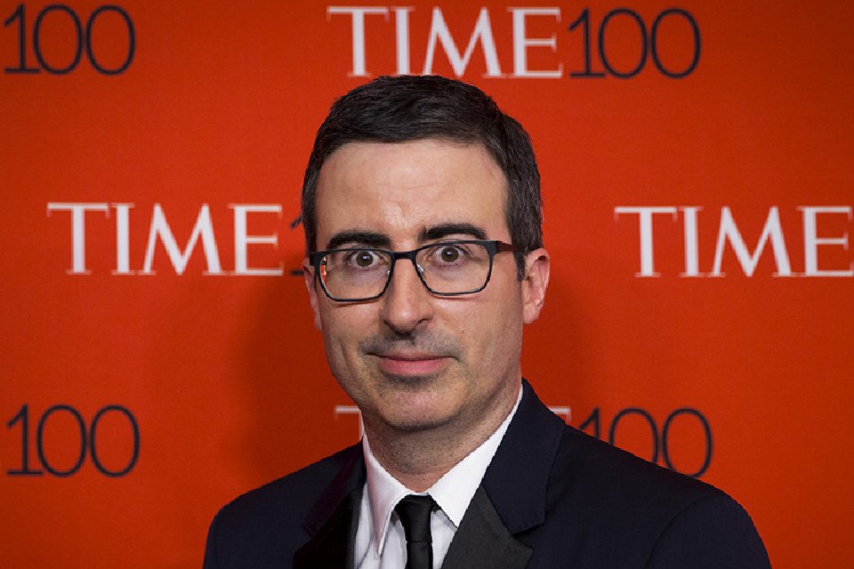 John Oliver arrives for the TIME 100 Gala in New York