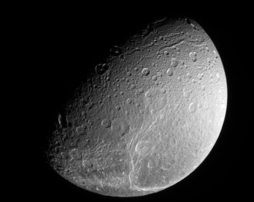 Cassini's last close flyby of Saturn moon Dione today