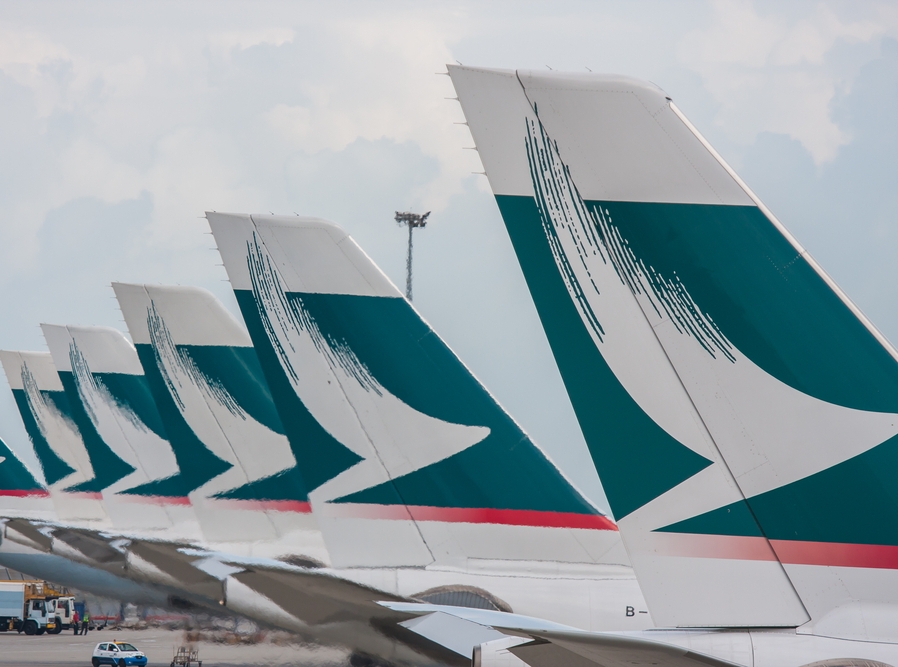 Cathay Pacific handled 19.79m passengers in the first six months of the year