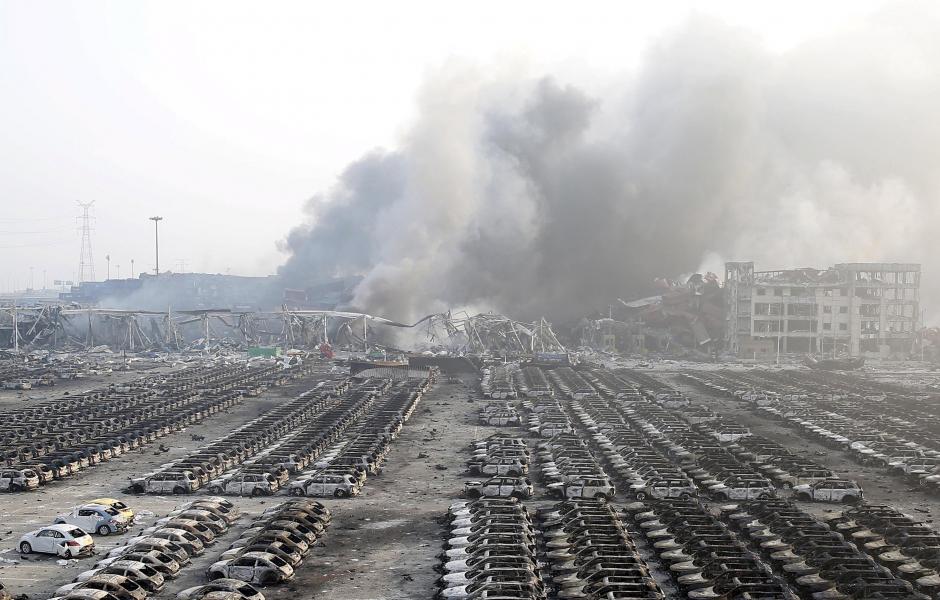 New numbers come up on Tianjin car losses image