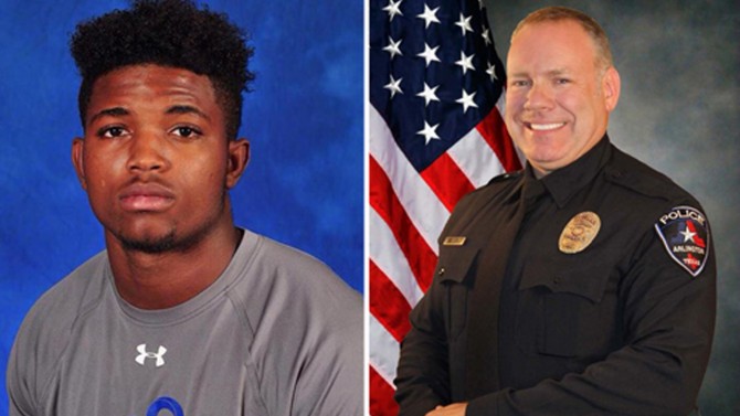 Rookie Cop Who Shot Dead College Football Star is Fired for'Inappropriate Judgment