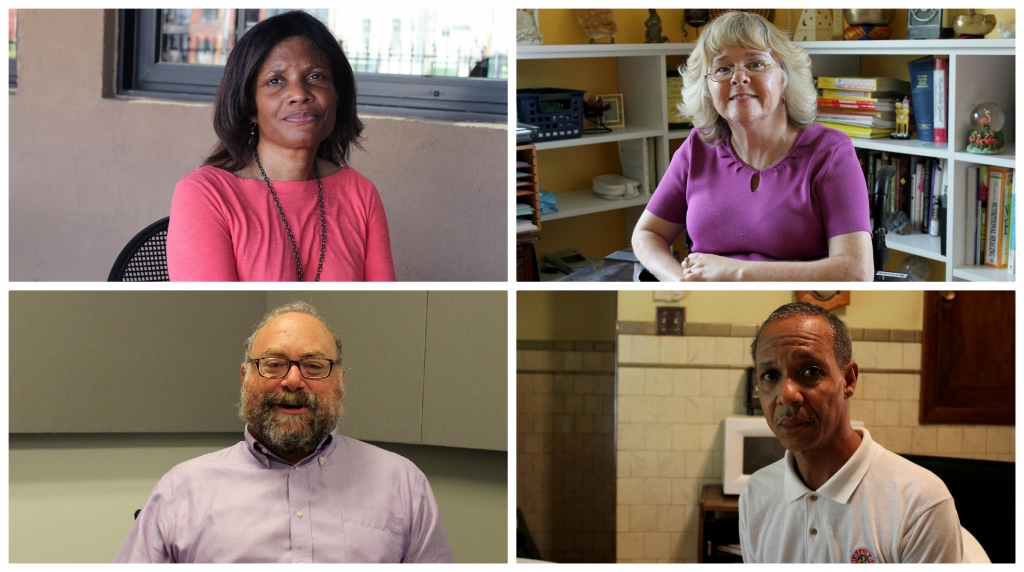 Clockwise from the upper left Janice Thomas Katie Banister George Lenard and Greg Gibson