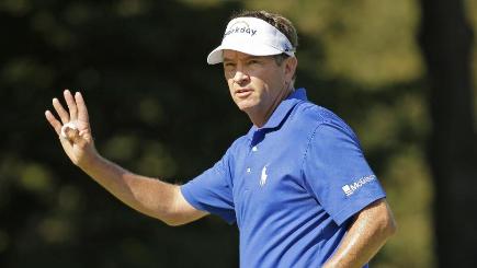 Davis Love won the Wyndham Championship by one stroke