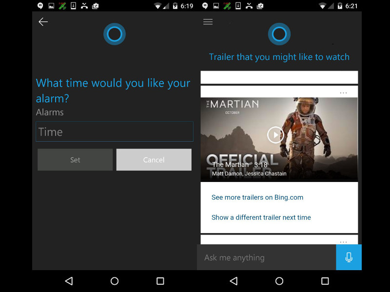 Cortana for Android