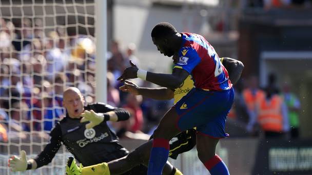 Crystal Palace's Bakary Sako scored a late winner against Aston Villa