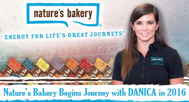 Danica Patrick Natures Bakery 2016