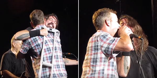 Foo Fighters singer Dave Grohl brings crying fan on stage for duet