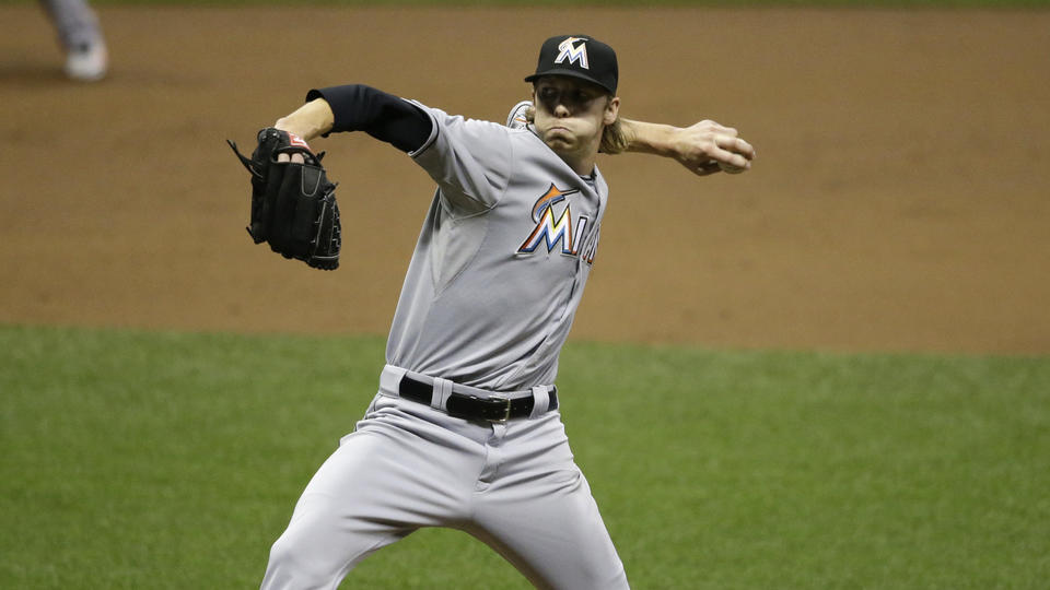 Nicolino, Dietrich lead Marlins past Brewers 6-2