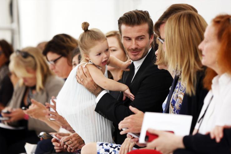 Harper Beckham at New York Fashion Week