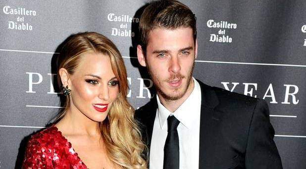 David de Gea with his wife Edurne Garcia