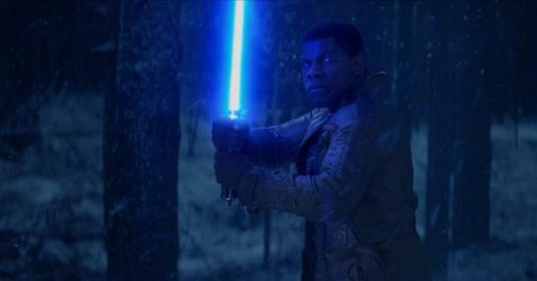 New Star Wars The Force Awakens Footage Shows Finn With a Lightsaber