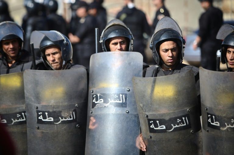 Egypt police deploy on anniversary of mass protester killing