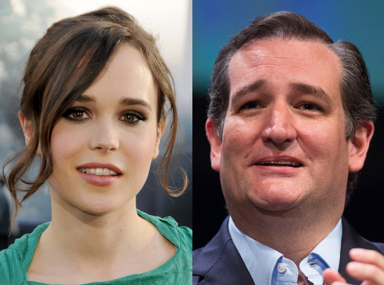 Ted Cruz and Ellen Page share heated discussion