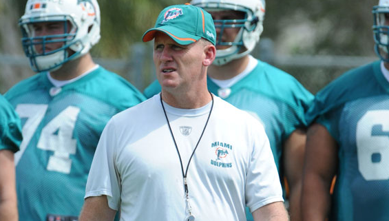 Dolphins Line Coach Jim Turner