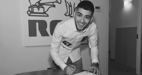 Zayn Malik signs record deal Twitter