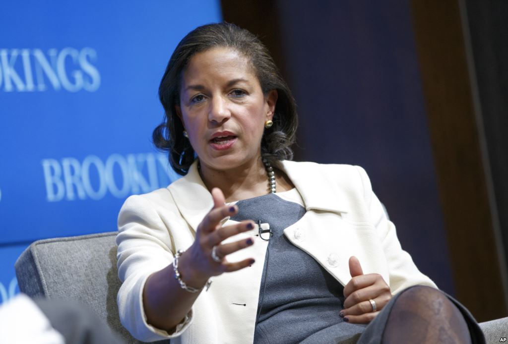 FILE- National Security Adviser Susan Rice