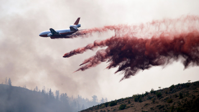 Twisp Washington a day after three firefighters were killed fighting a wildfire near the town