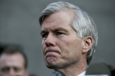 Former Virginia governor Robert Mc Donnell after his sentencing in January