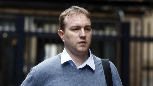 Former trader Tom Hayes arrives at Southwark Crown Court in London on August 3