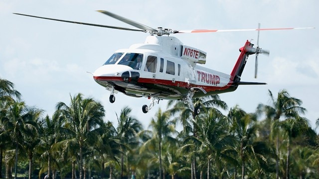 Trump helicopter