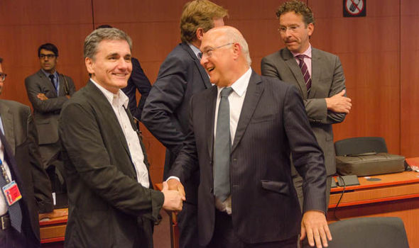 Euclid Tsakalotos and Michel Sapin