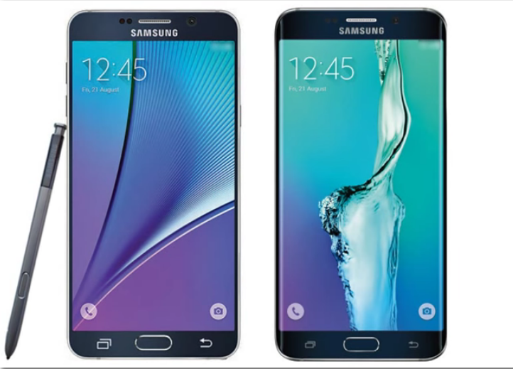 Galaxy Note 5 and Galaxy S6 Edge