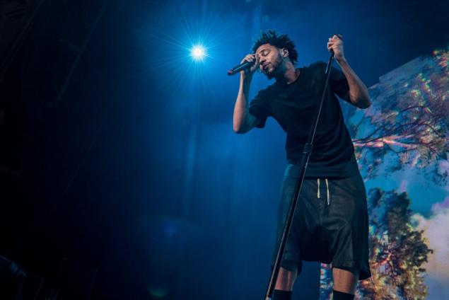 J. Cole performing in Toronto Sunday night one day before a shooting outside his concert in New Jersey