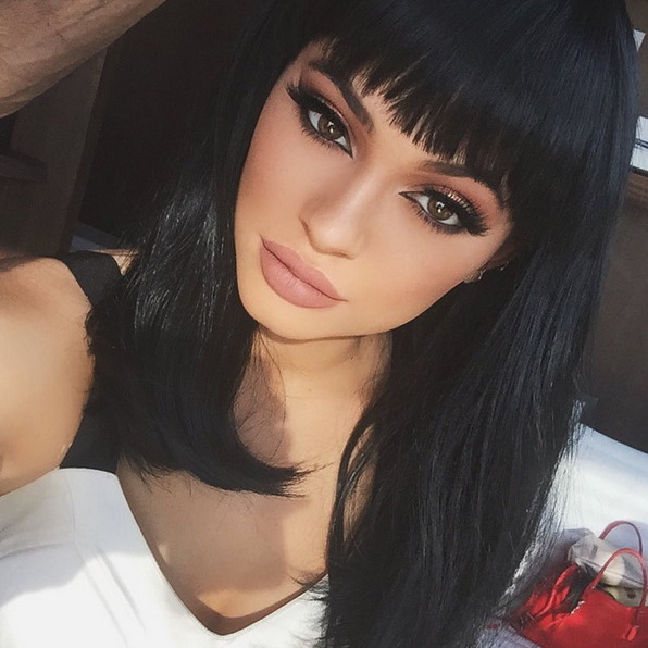 Kylie Jenner's Brown Lipstick & Dark Extensions — Love Or Loathe?