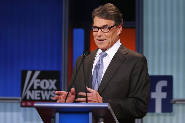 Getty Images
Bird brained Rick Perry during the debate