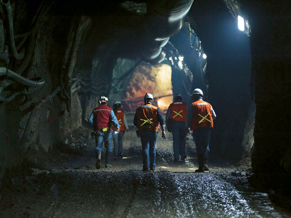 Goldcorp's Cerro Negro mine a high-grade gold mine located in the Santa Cruz province of Argentina. They company has slashed its dividend by 60 per cent to maintain financial strength in a brutal gold market