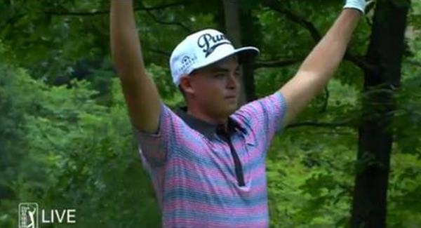 Rickie Fowler Hits Walk-Off Hole-In-One At Quicken Loans National (Videos)