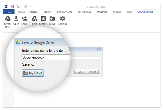 Google's new Microsoft Office plugin allows users to open and save Google