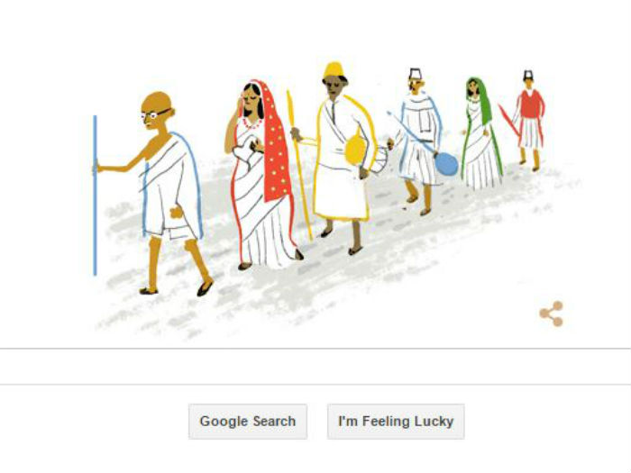 Google doodle-India-69-Independence-Day