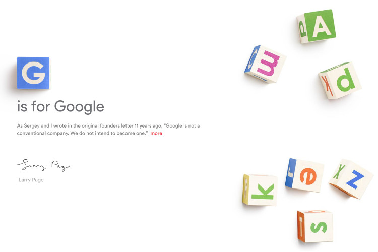 Google Is Now Part of Alphabet