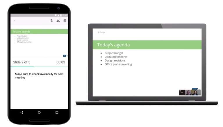 Google Slides Now Allows Android Devices to Share Presentations via Hangouts Video Calls