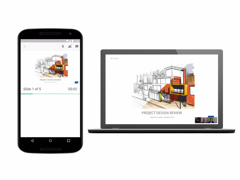 Google Slides update will let you share your presentations via Hangouts and