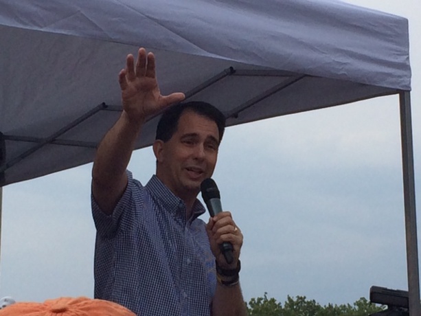 Scott Walker at Iowa State Fair