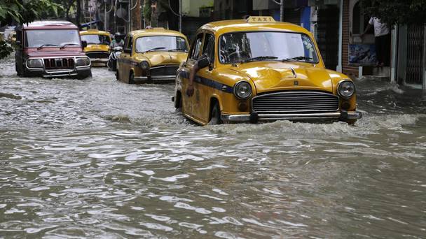 Heavy rains have caused chaos across India