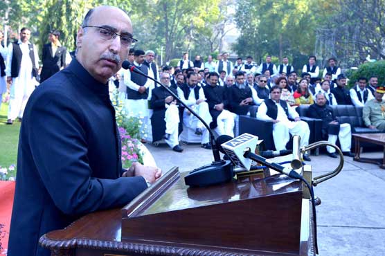 High Commissioner Abdul Basit hoisted the national flag