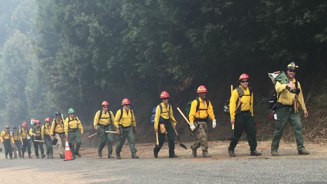 Jerusalem Fire burns in Lake County