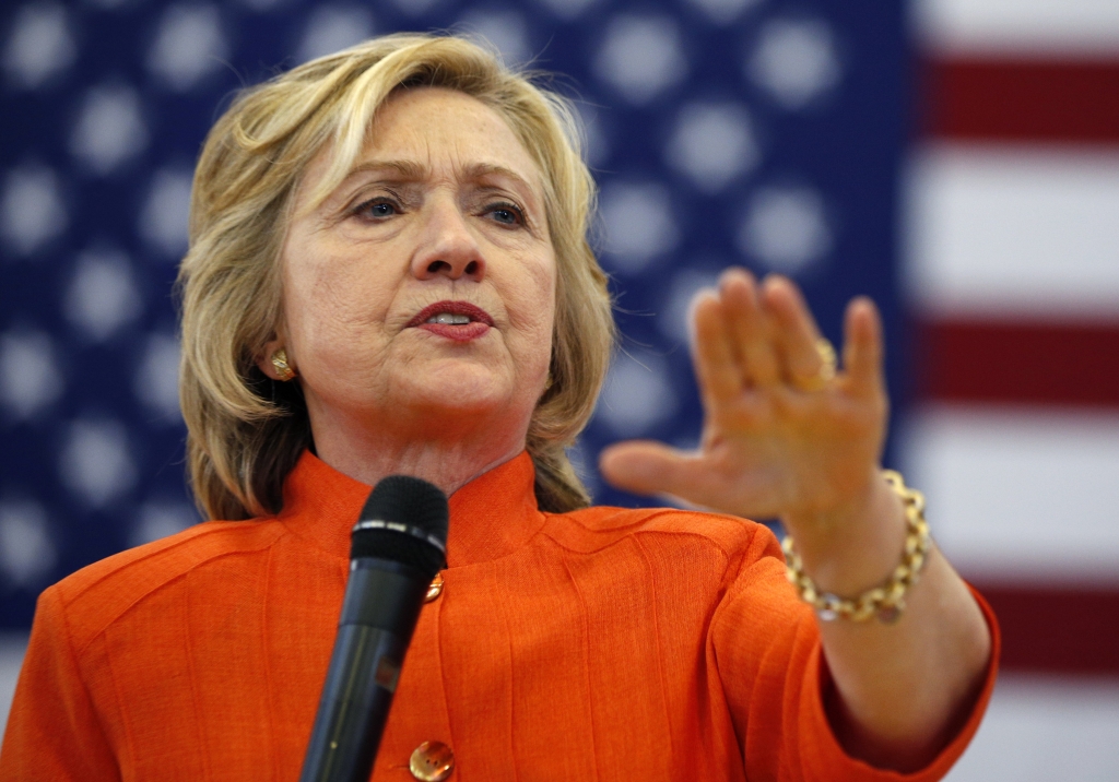 Hillary Clinton speaks in Las Vegas on August