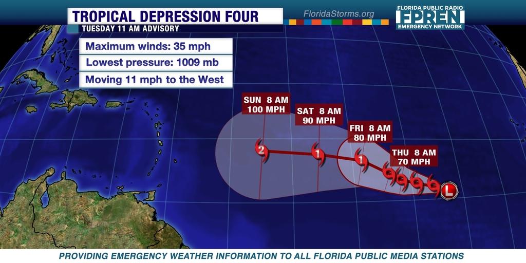 Danny becomes Category 2 hurricane