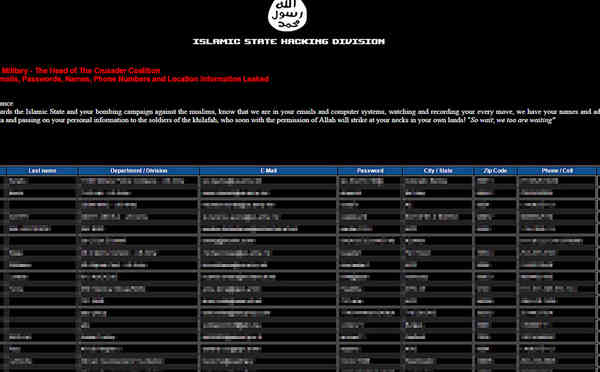 A group of I.S. fighters including a Melbourne man has claimed it has again hacked US military computers