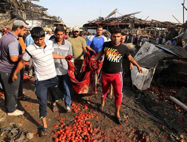 Islamic State claim responsibility for bombing Baghdad food market