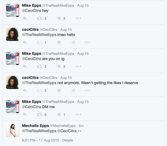 Mike Epps's Wife Caught Him Trying to Direct Message Another Girl and Twitter