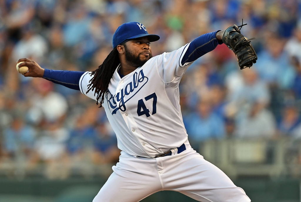 Is Johnny Cueto a rule-breaker each time he delivers a pitch to home plate?		Peter G. Aiken-USA TODAY Sports