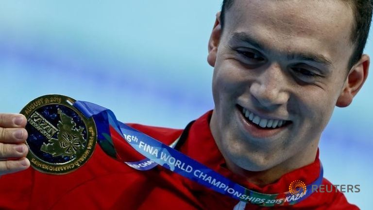 Guy lands Britain's first swimming medal of Kazan 2015