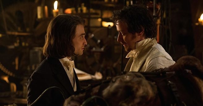 James McAvoy and Daniel Radcliffe in the First Victor Frankenstein Trailer