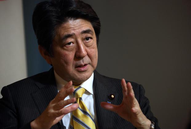 The slump is a setback for Shinzo Abe whose support has suffered as he’s championed unpopular defense bills and the restart of nuclear reactors